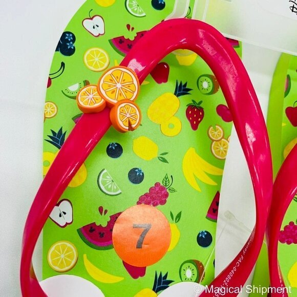 Disney Parks - Mickey Neon Flip Flops for Women - Picture 3 of 3